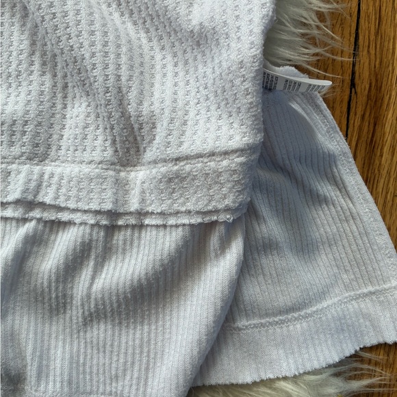 We The Free oversized waffle knit thermal long sleeve top - Picture 4 of 6